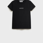 Mango t-shirt mangolog in Black - B