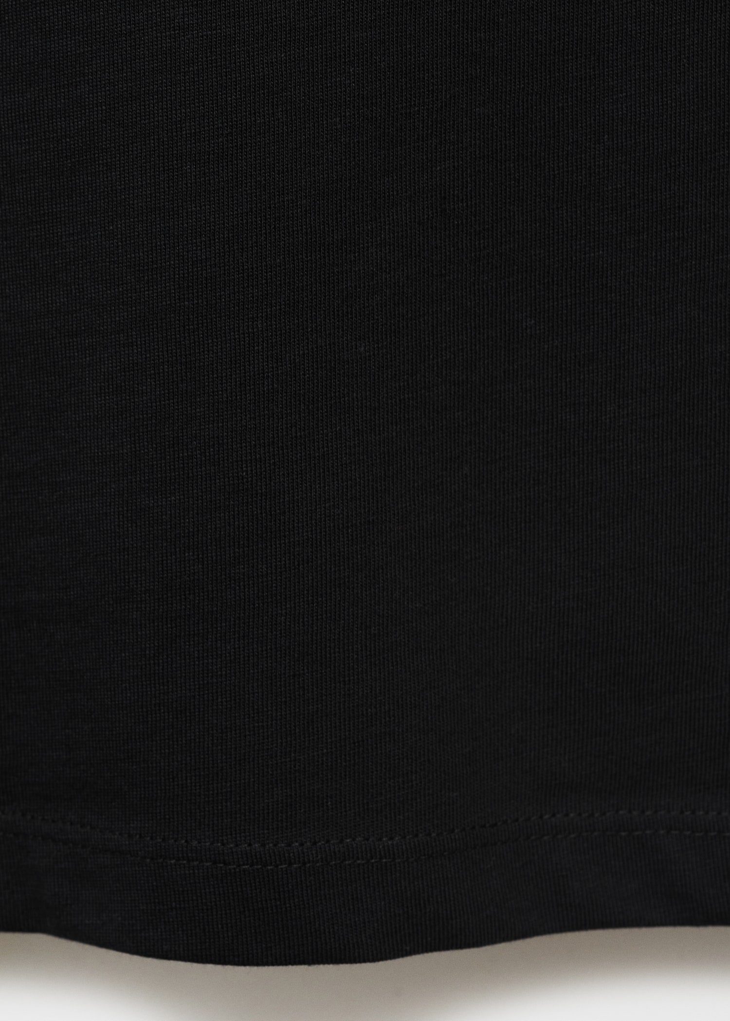 Mango t-shirt mangolog in Black - D0
