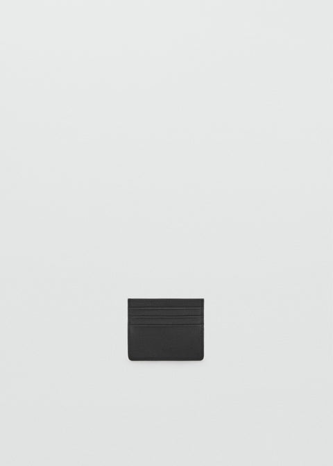 Mango card holder classic in black