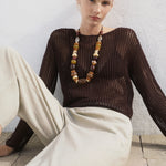 Mango trousers linovisf in Beige - D2