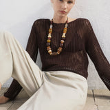 Mango trousers linovisf in Beige - D2