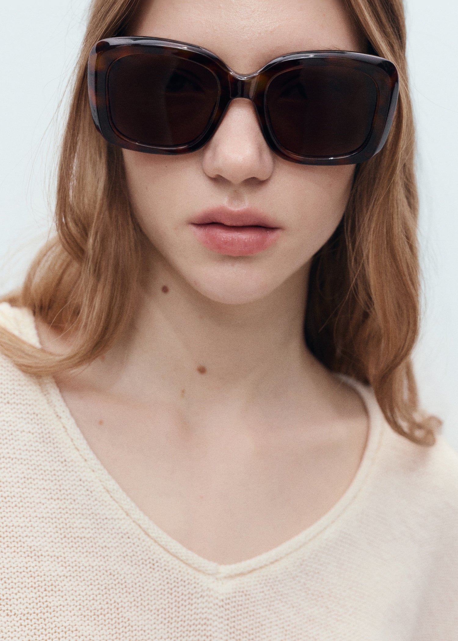 Mango sweater faro in White - D1