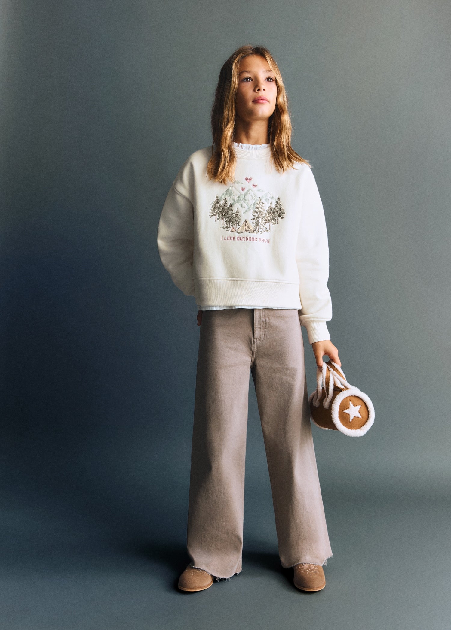 Mango jeans seamless in Taupe - 99999999_01