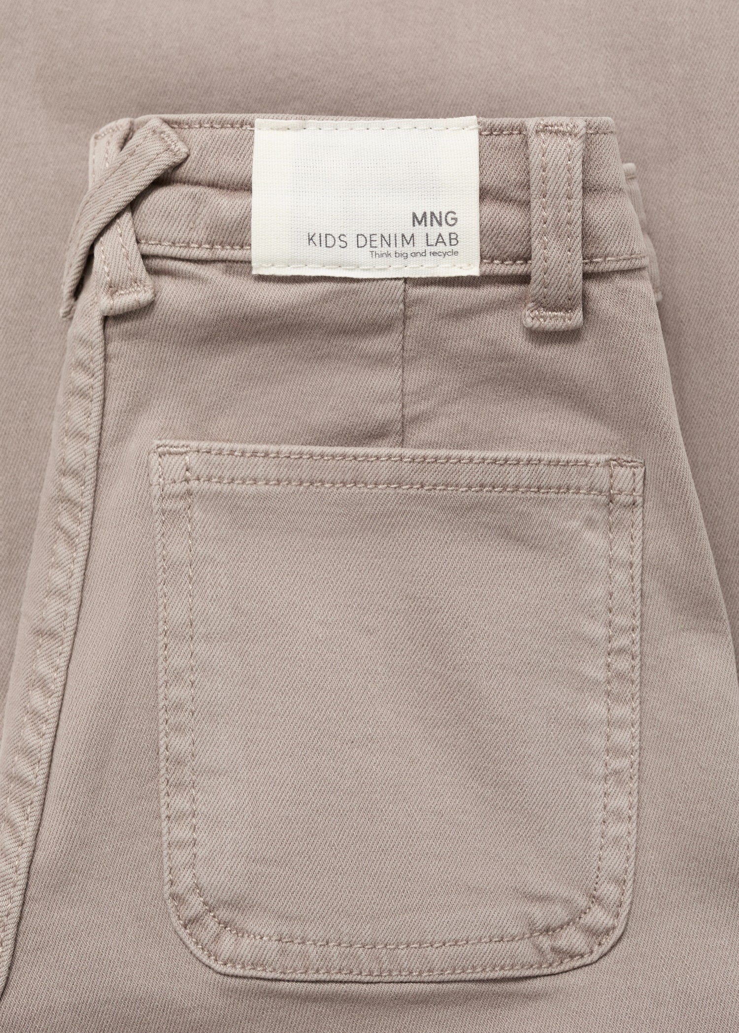 Mango jeans seamless in Taupe - D0