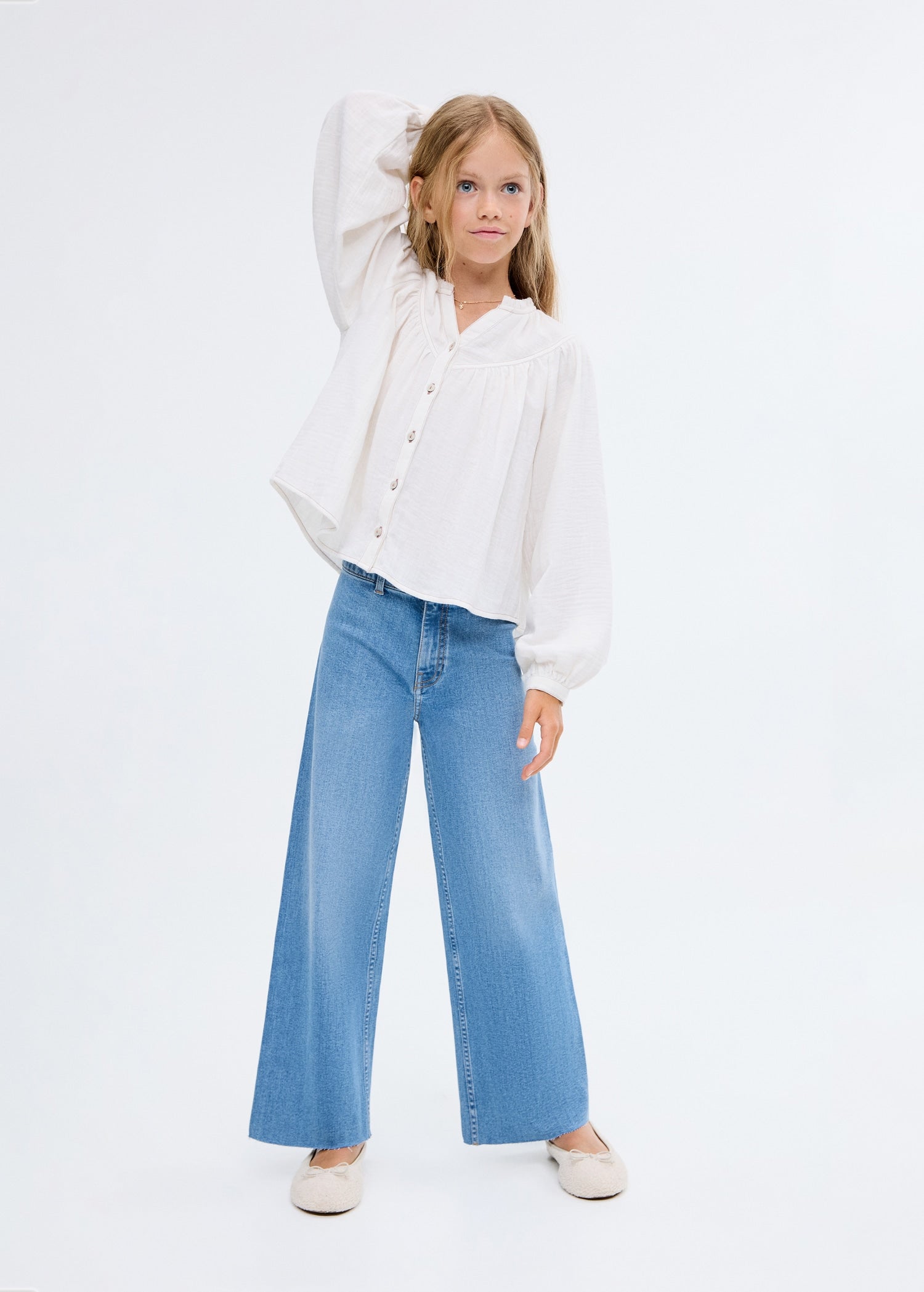 Mango jeans seamless in Medium Denim - 99999999_01