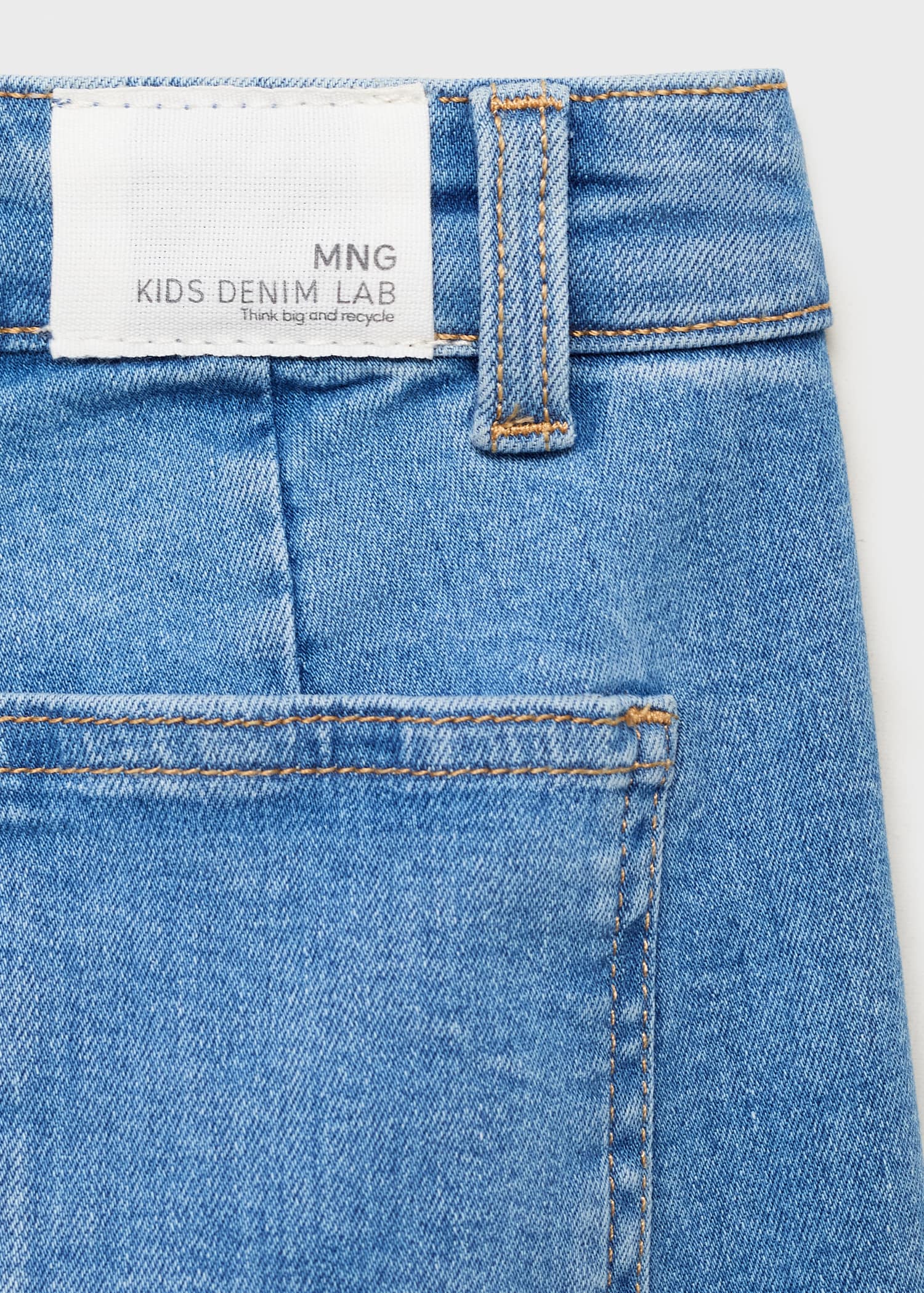 Mango jeans seamless in Medium Denim - D0