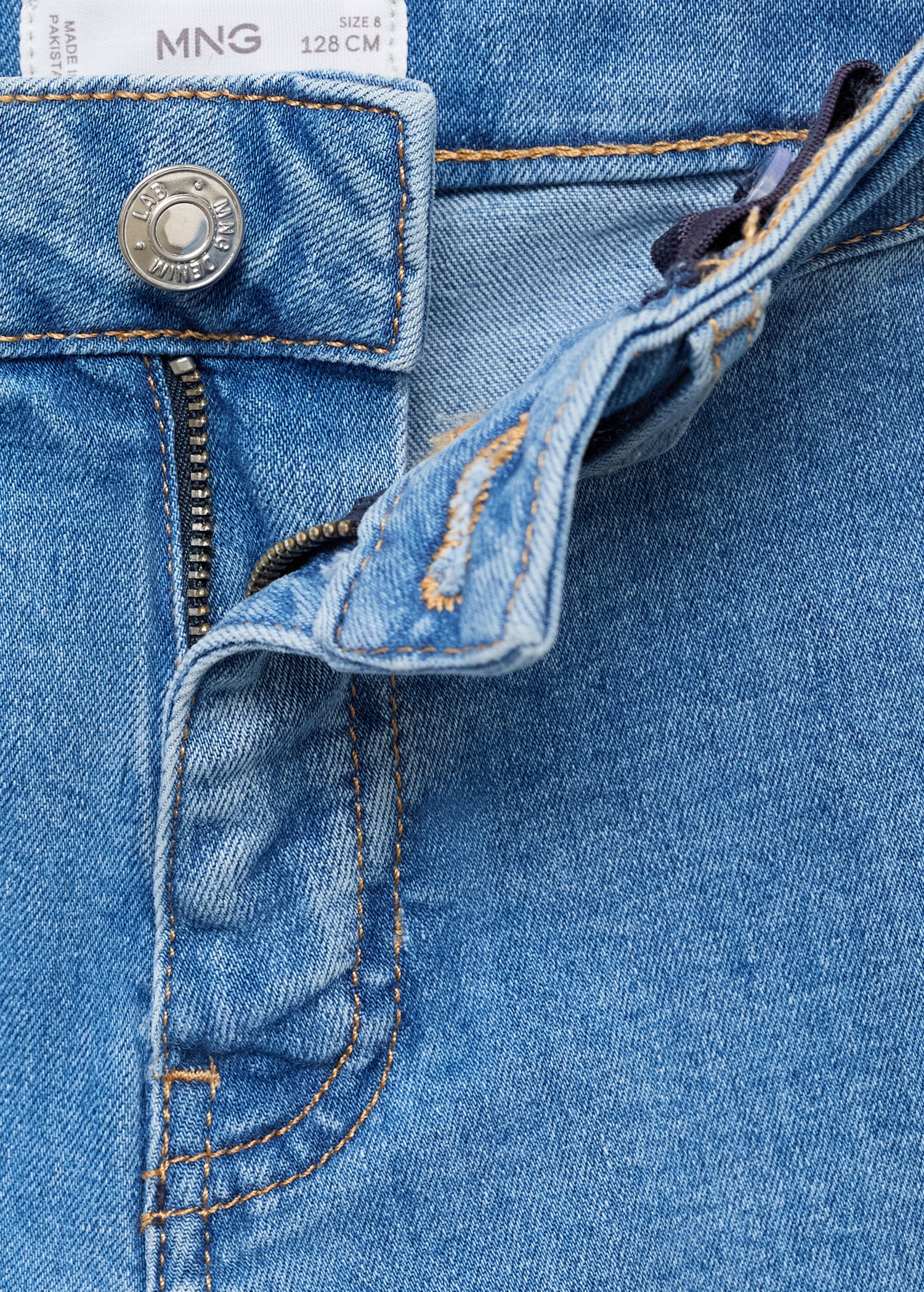 Mango jeans seamless in Medium Denim - D8