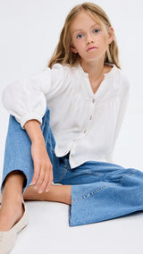 Mango jeans seamless in Medium Denim