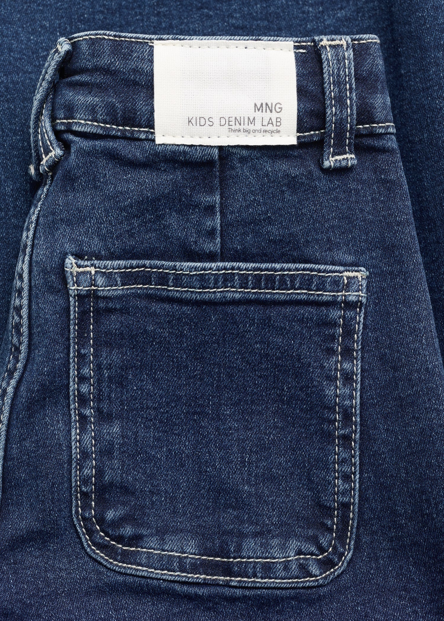 Mango jeans seamless in Dark Denim - D0