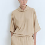 Mango blouse vivie in Beige
