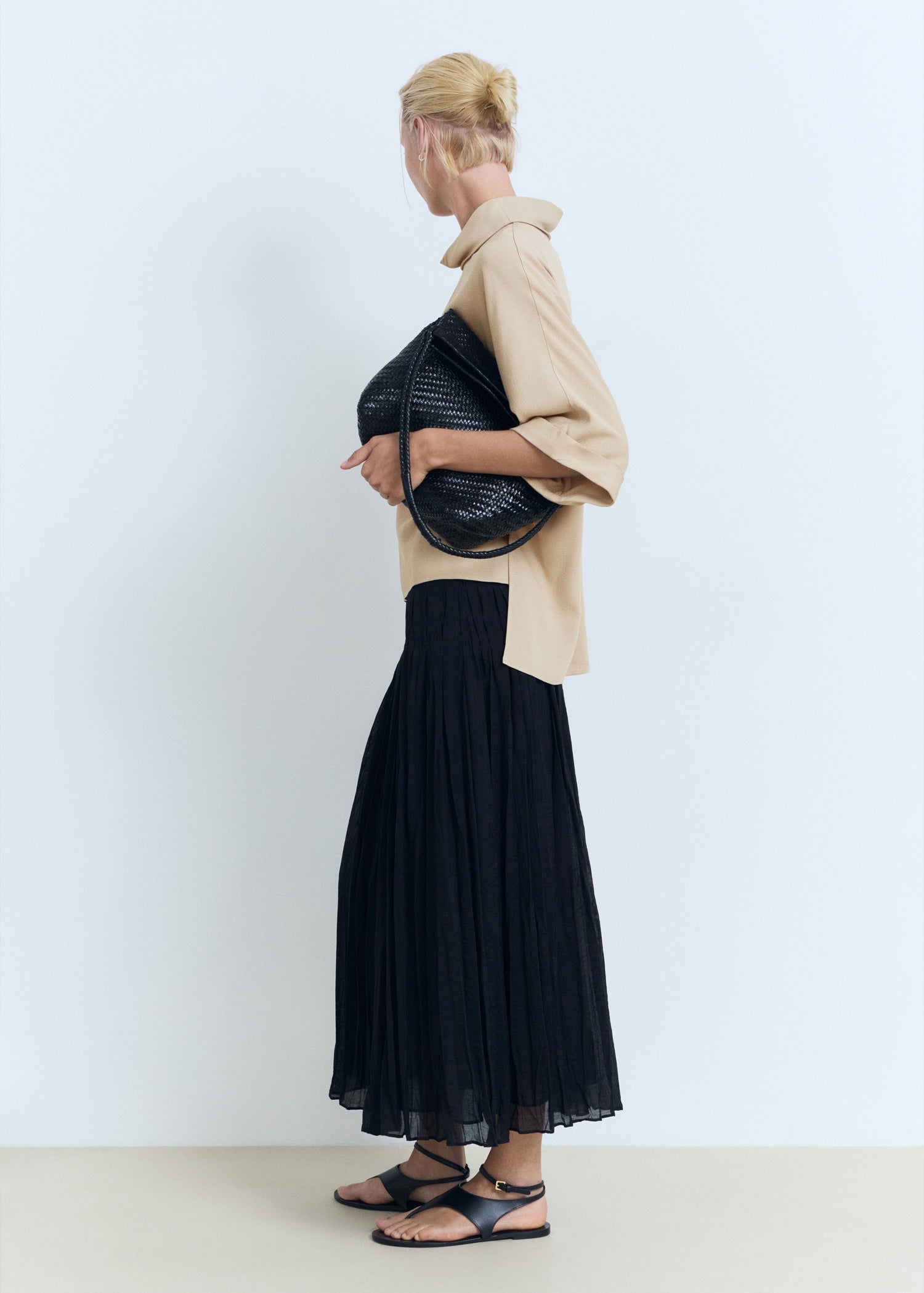 Mango blouse vivie in Beige - D2