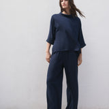 Mango blouse vivie in Navy - 99999999_01
