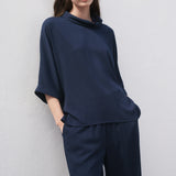 Mango blouse vivie in Navy