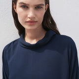 Mango blouse vivie in Navy - D1