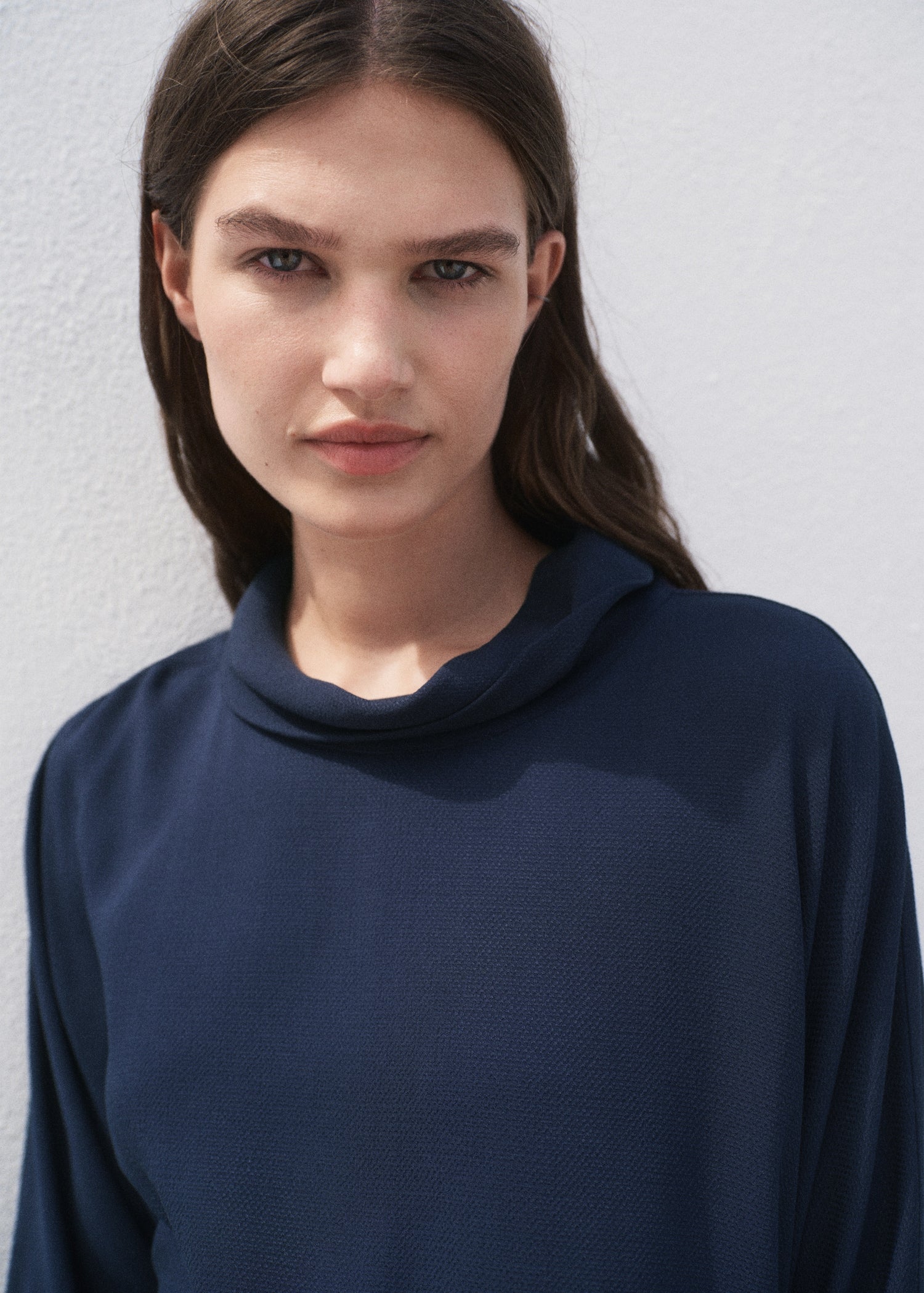 Mango blouse vivie in Navy - D1