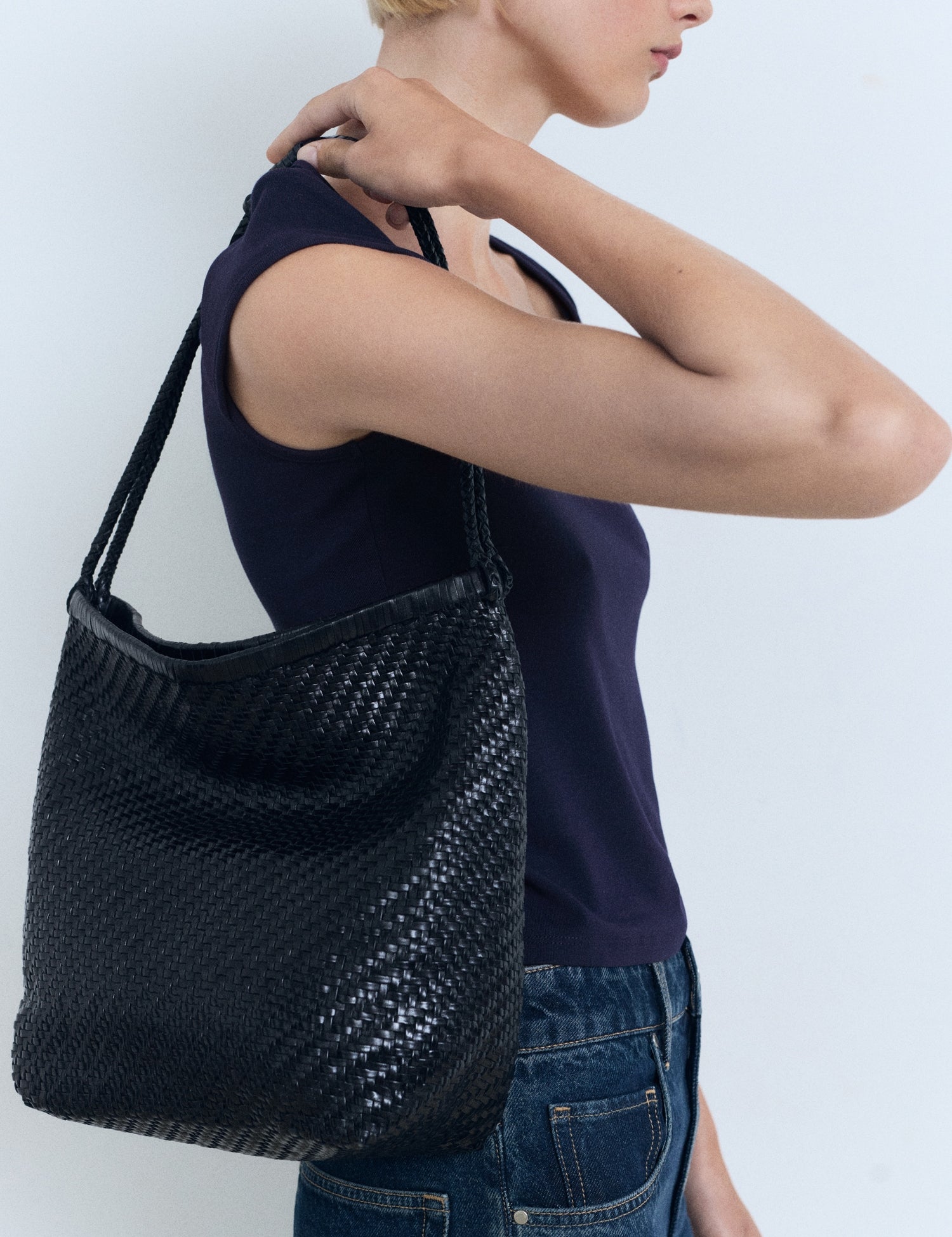 Mango t-shirt agnes in Navy