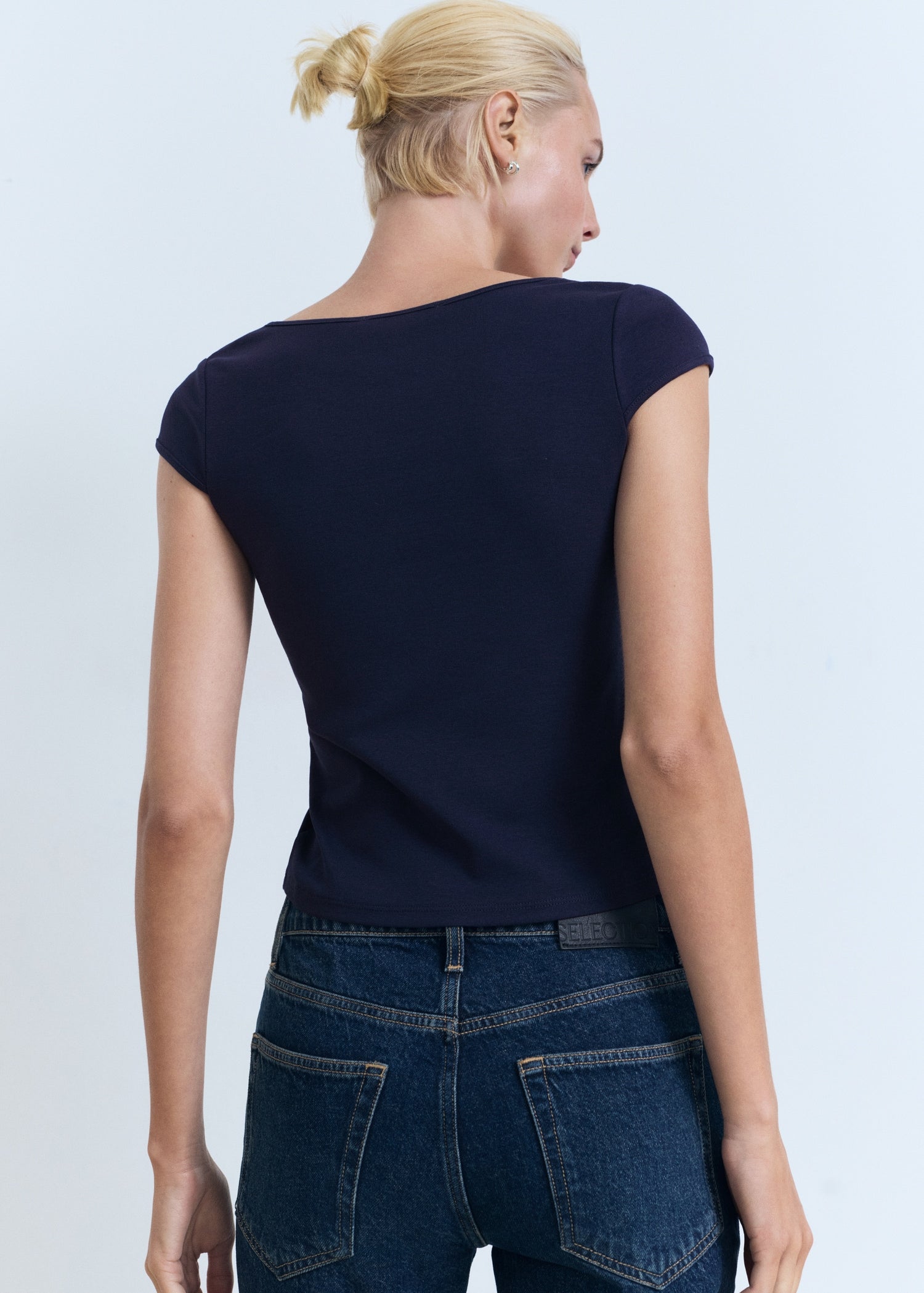 Mango t-shirt agnes in Navy - R