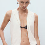 Mango vest drop in White - D2