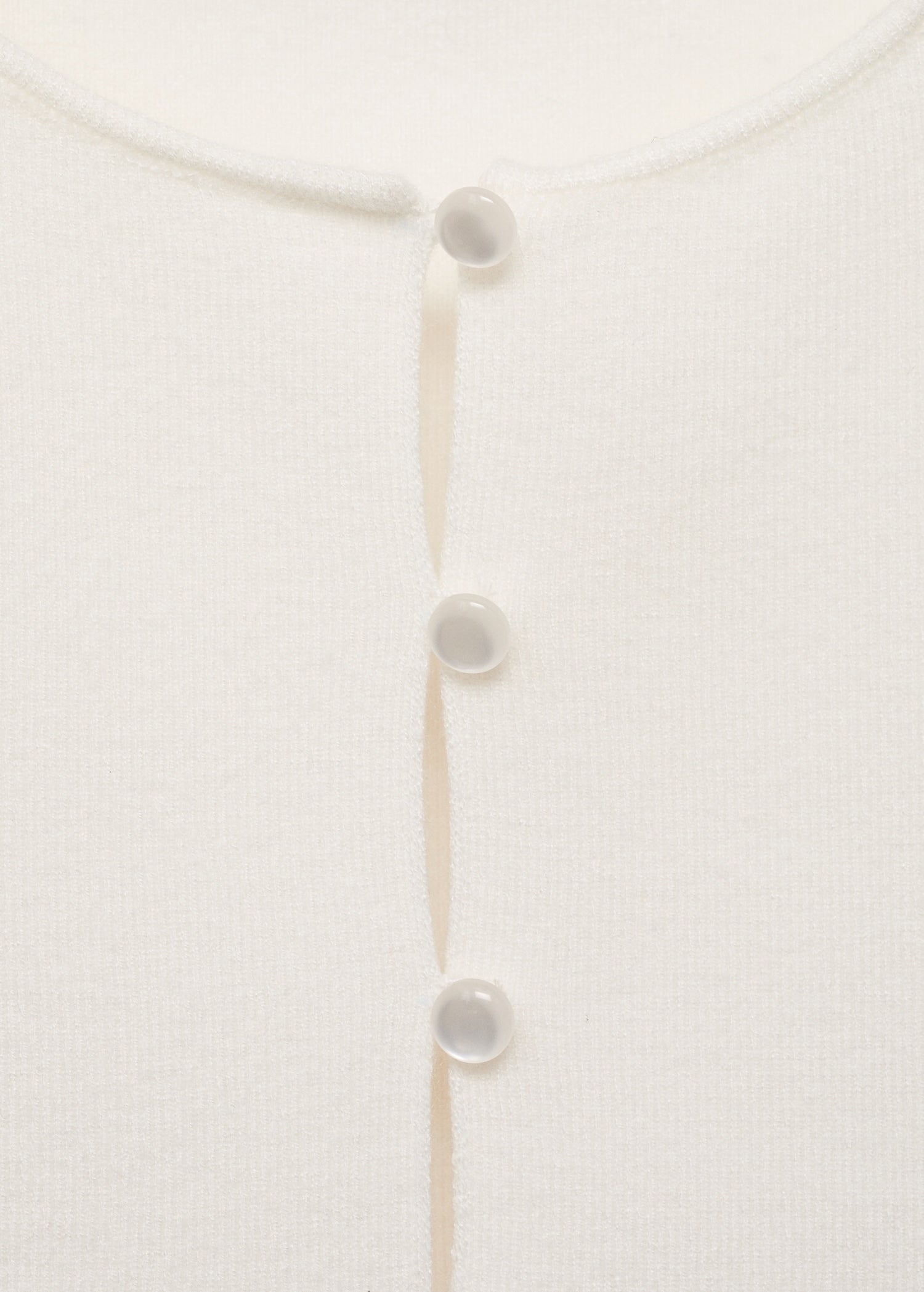 Mango vest drop in White - D8