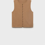 Mango vest drop in Camel - B