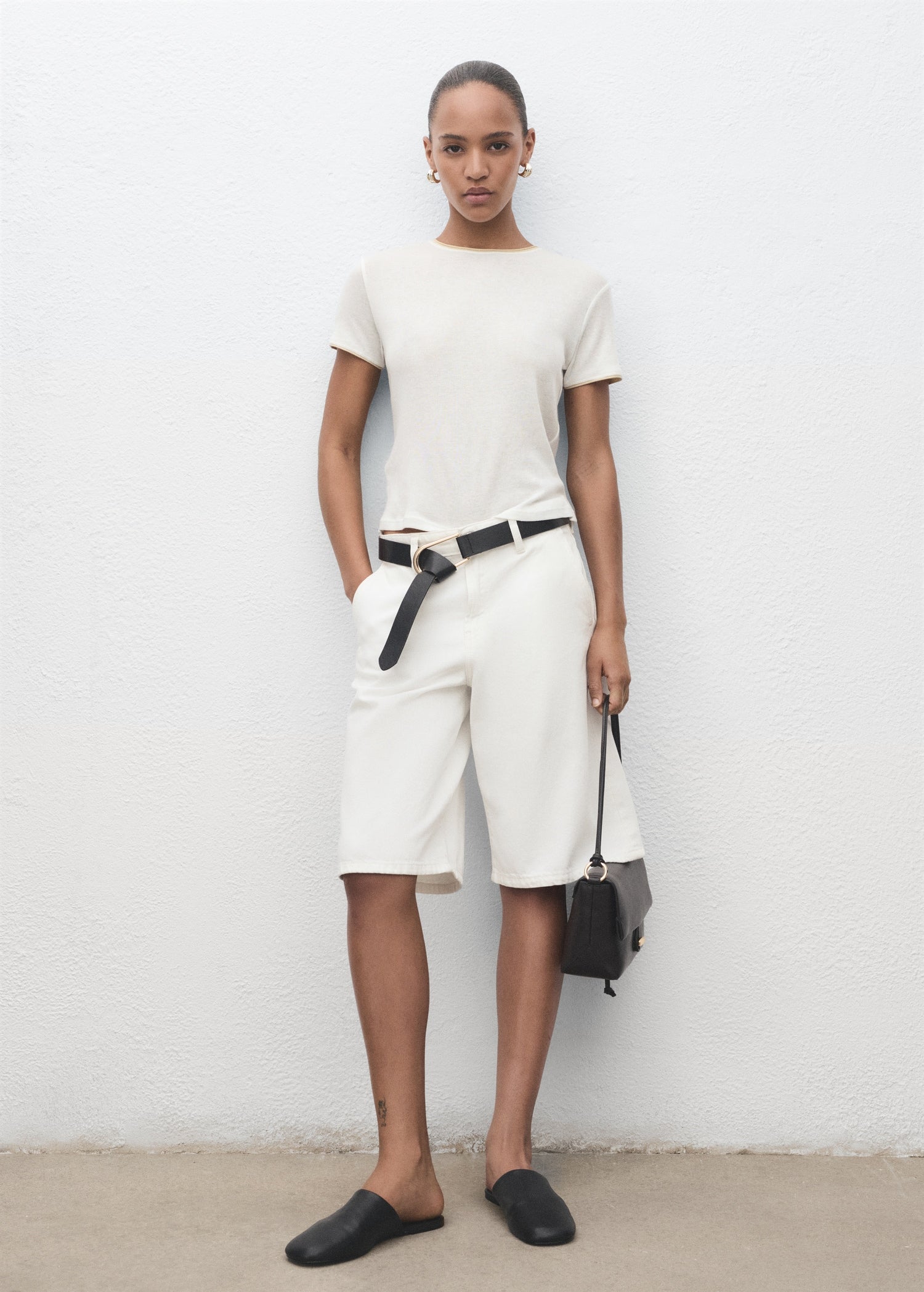 Mango t-shirt jane in Raw - 99999999_01