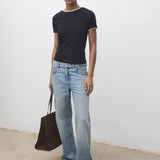 Mango t-shirt jane in Navy - 99999999_01