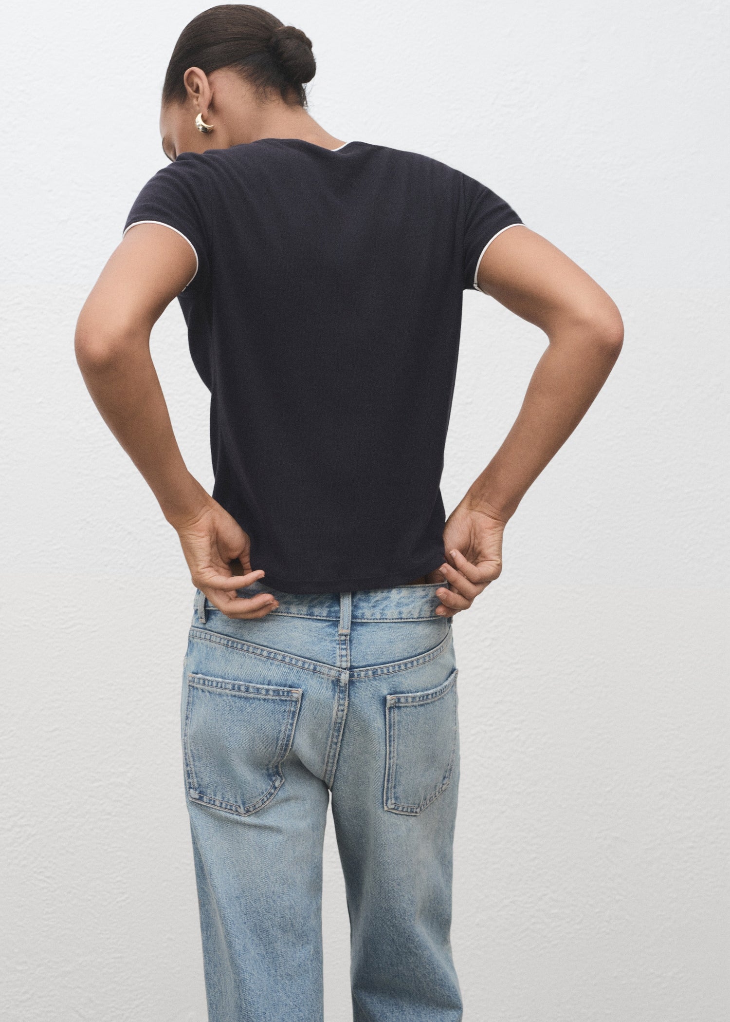 Mango t-shirt jane in Navy - R