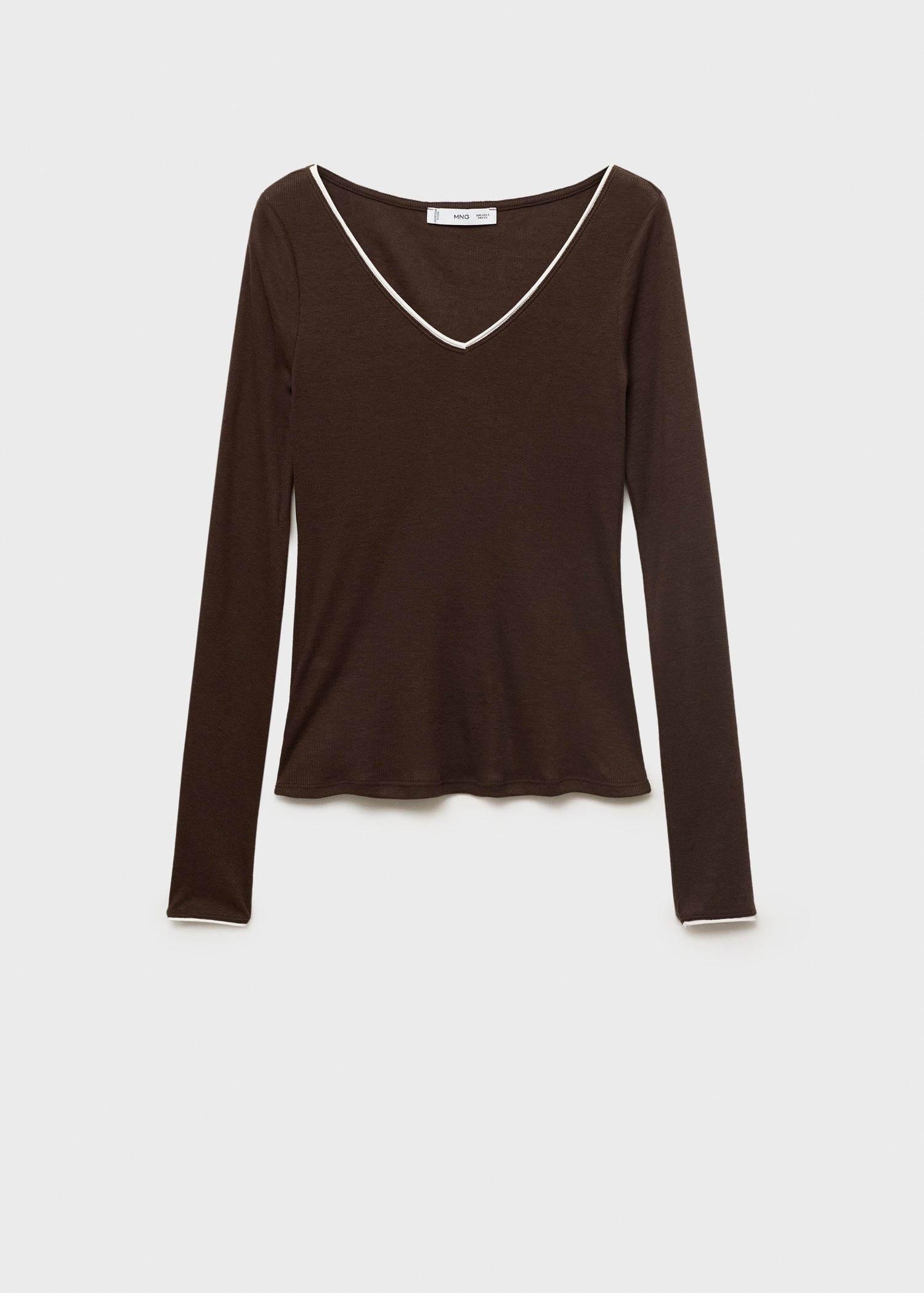 Mango t-shirt janet in Brown - B