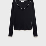 Mango t-shirt janet in Navy - B