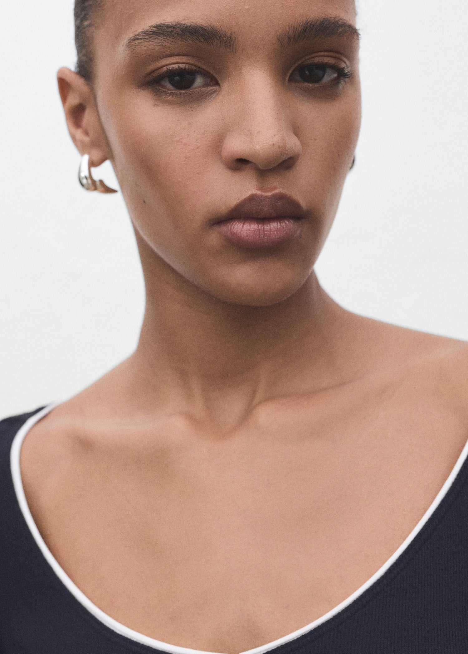 Mango t-shirt janet in Navy - D1