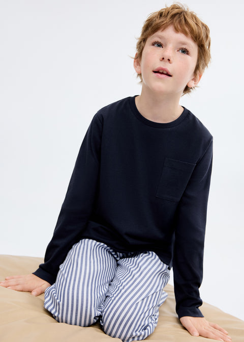 Mango pyjama comfy in navy