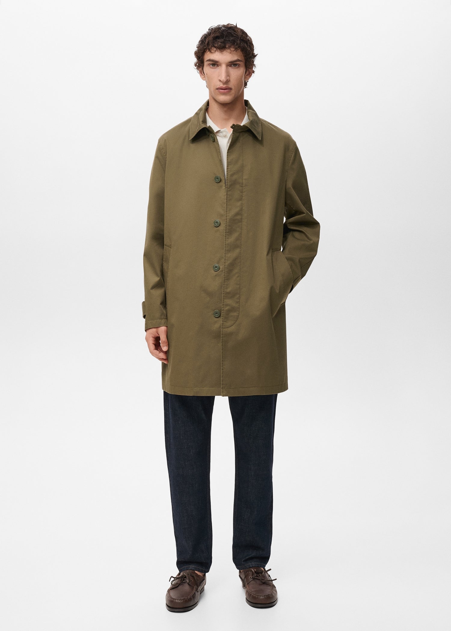 Mango trenchcoat chayton in Khaki - 99999999_01