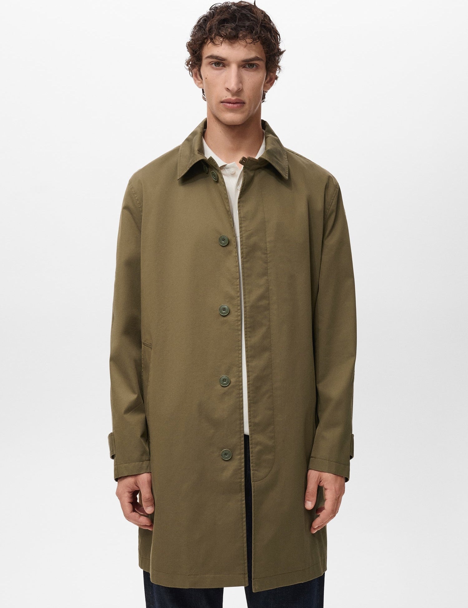 Mango trenchcoat chayton in Khaki
