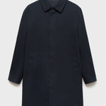 Mango trenchcoat chayton in Petroleum Blue - B