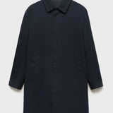 Mango trenchcoat chayton in Petroleum Blue - B