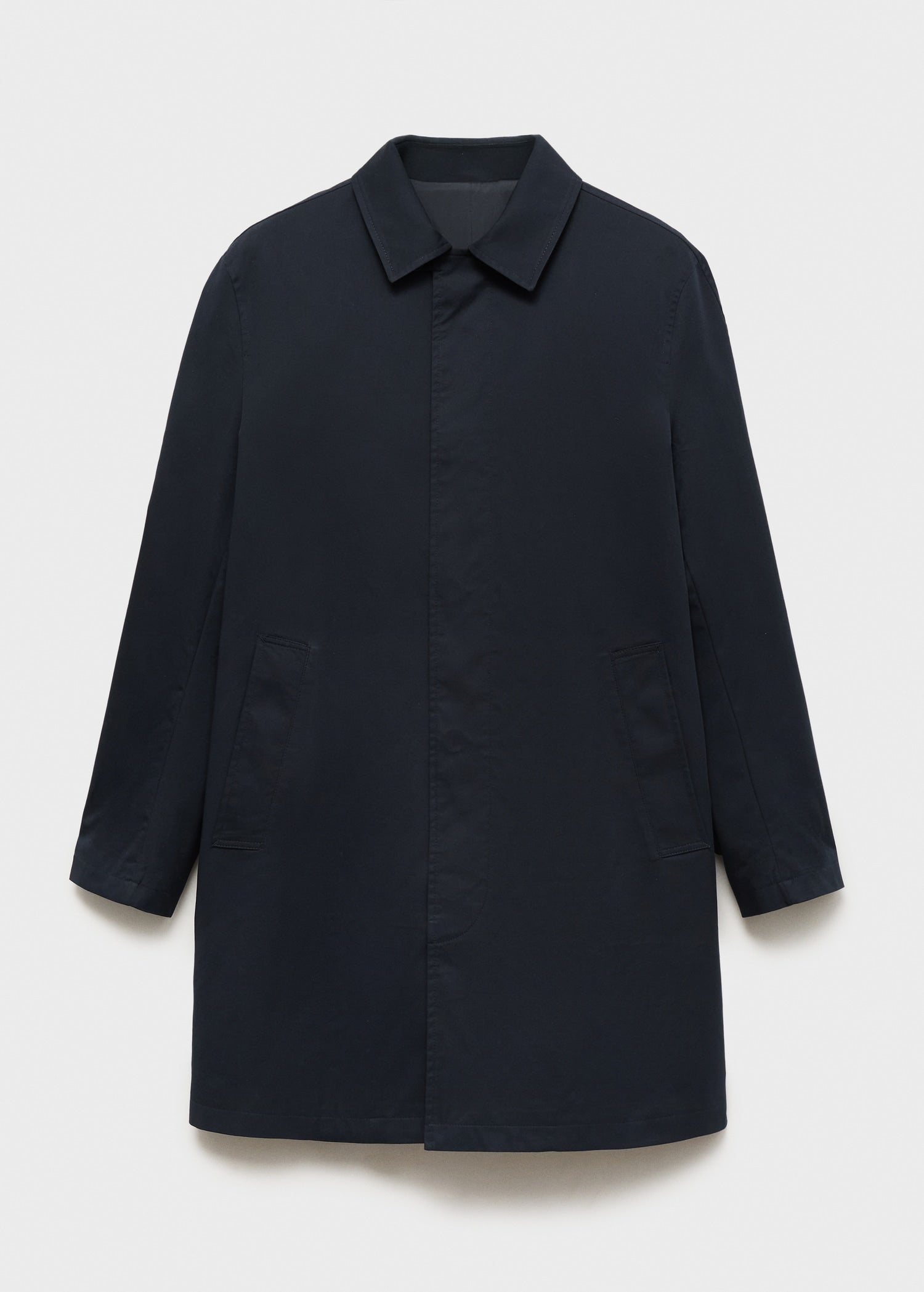 Mango trenchcoat chayton in Petroleum Blue - B
