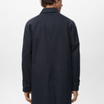 Mango trenchcoat chayton in Petroleum Blue - R