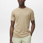 Mango t-shirt escala in Khaki