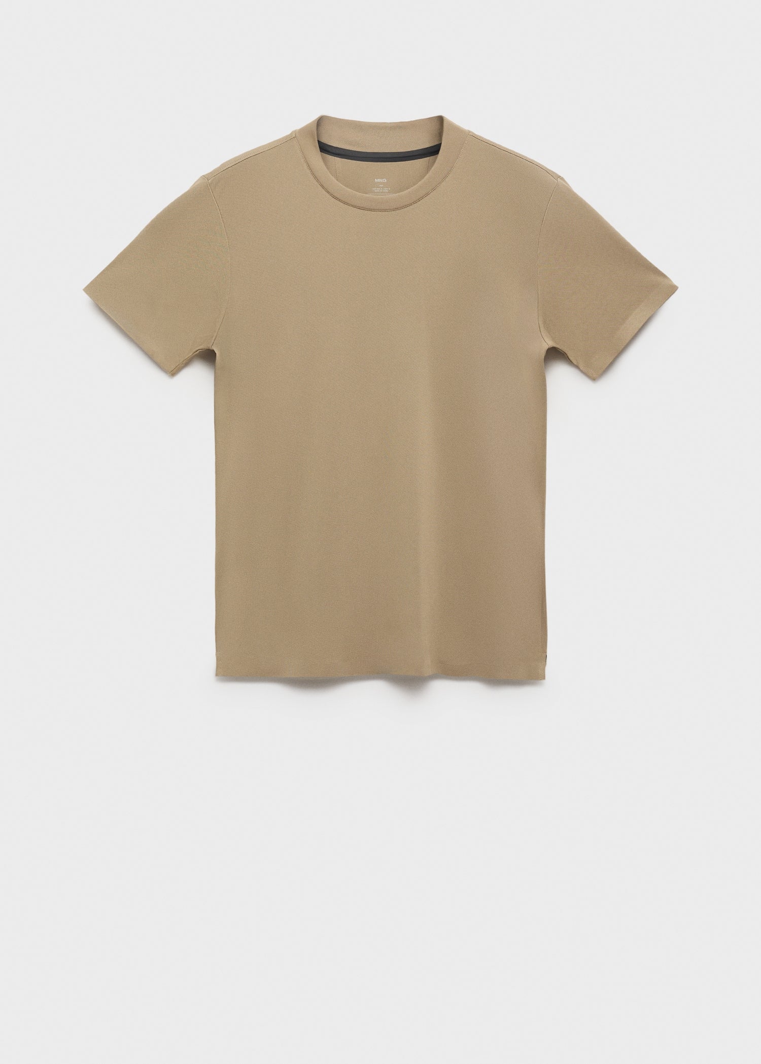 Mango t-shirt escala in Khaki - B