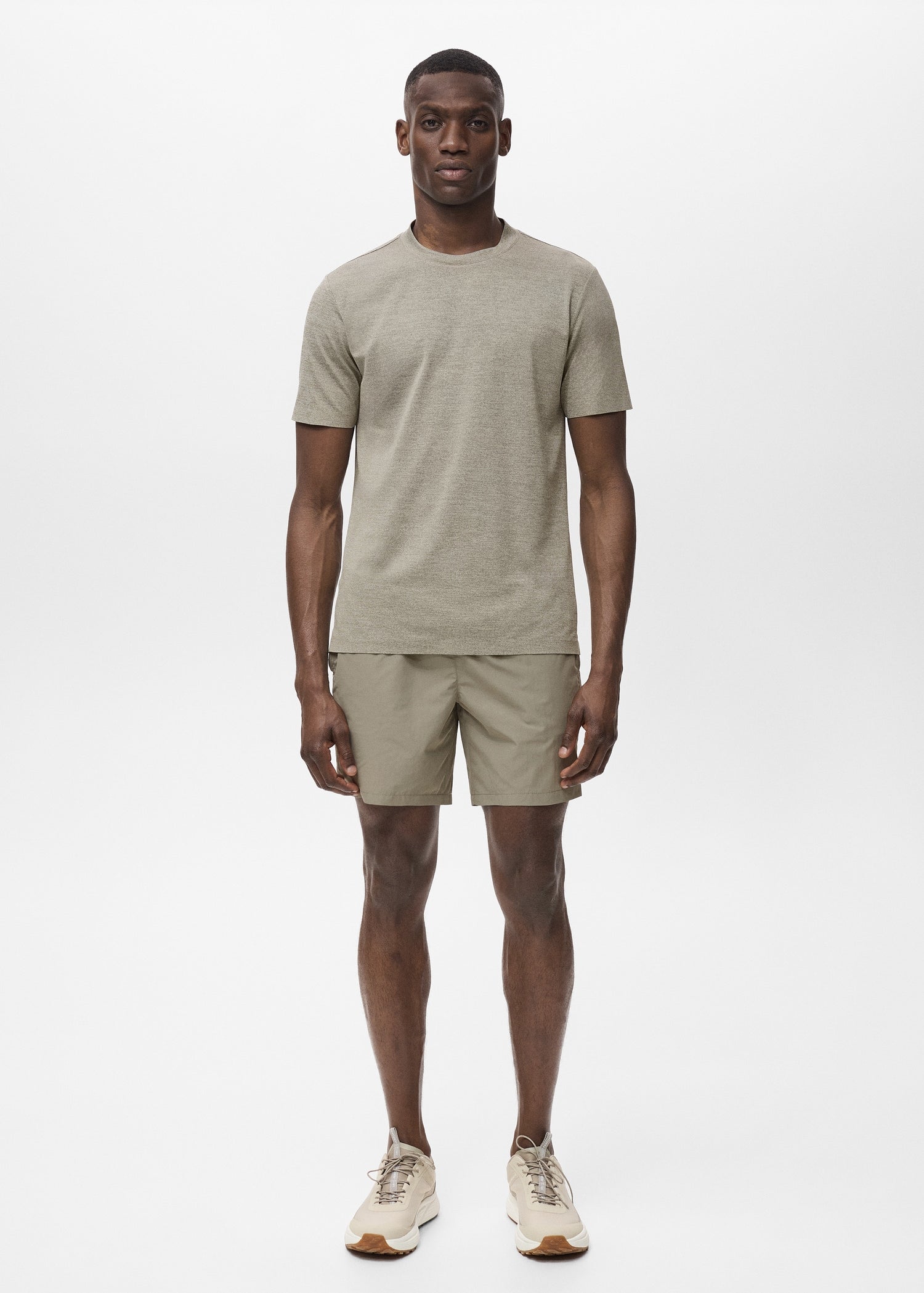 Mango t-shirt escala in Hunting Green - 99999999_01