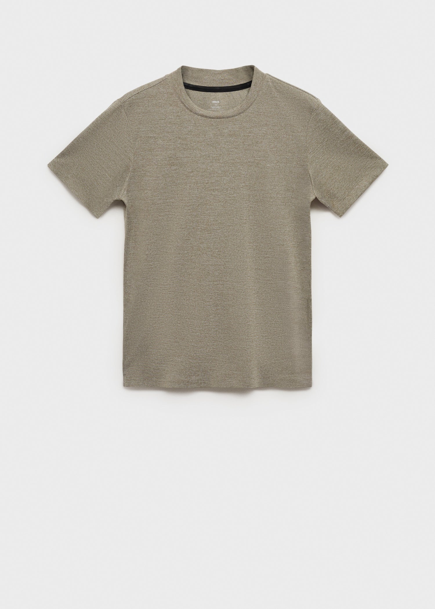 Mango t-shirt escala in Hunting Green - B