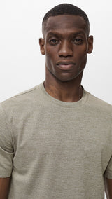 Mango t-shirt escala in Hunting Green - D1