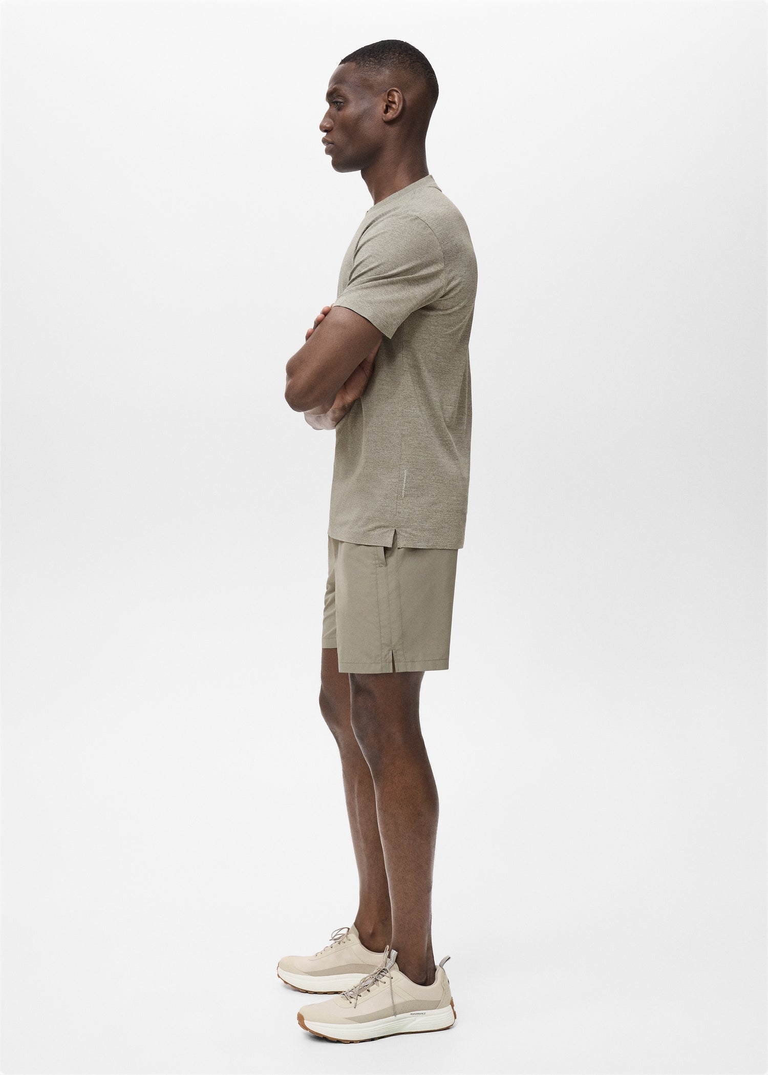 Mango t-shirt escala in Hunting Green - D2