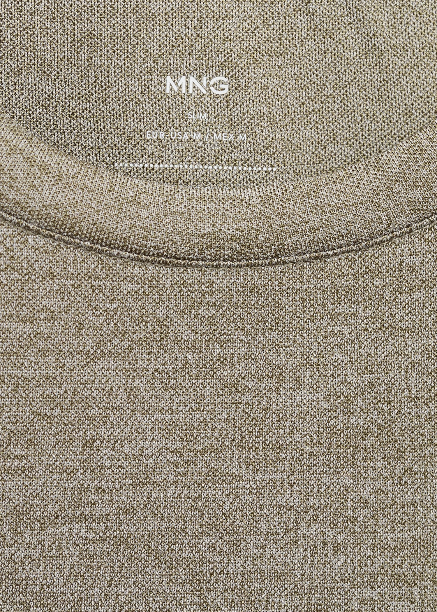 Mango t-shirt escala in Hunting Green - D8