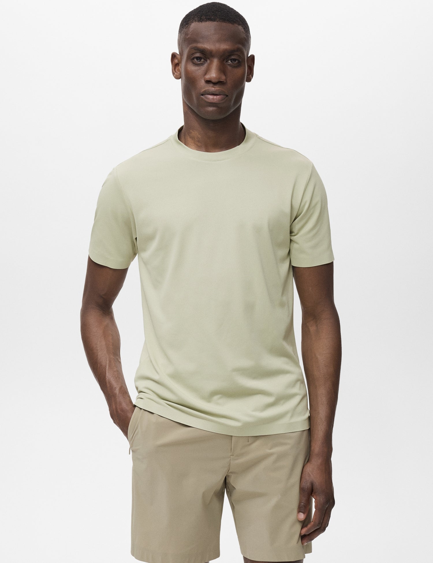 Mango t-shirt escala in Mint