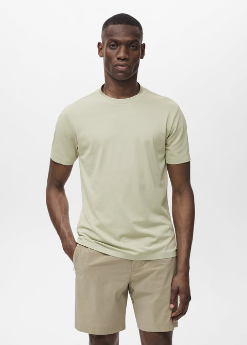 Mango t-shirt escala in mint