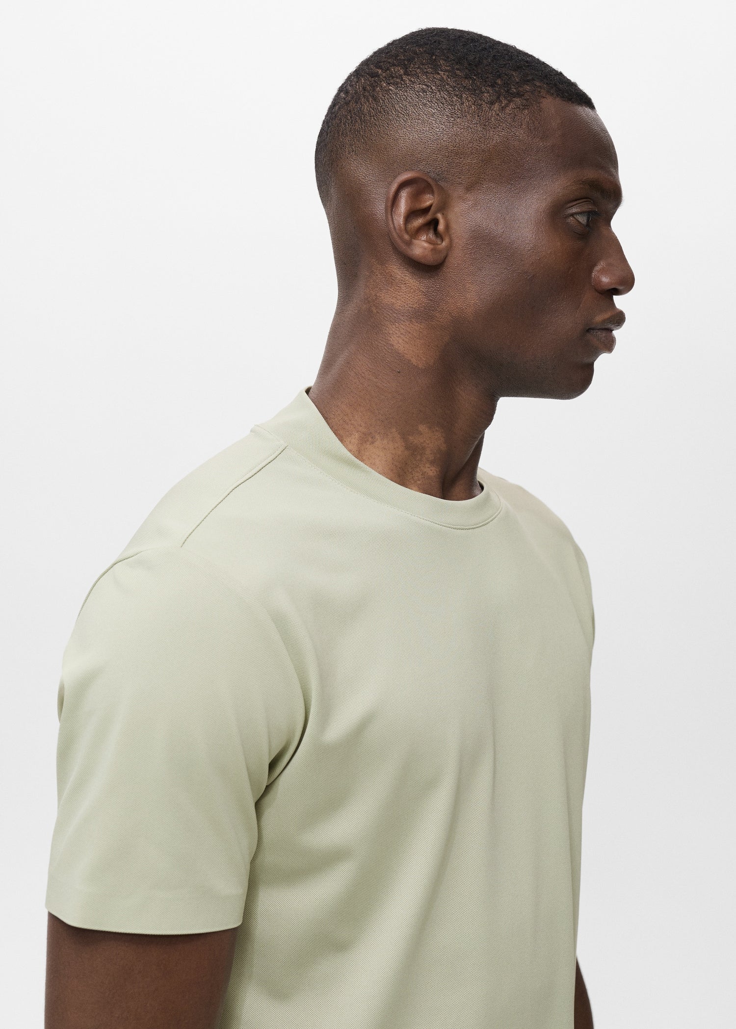 Mango t-shirt escala in Mint - D1