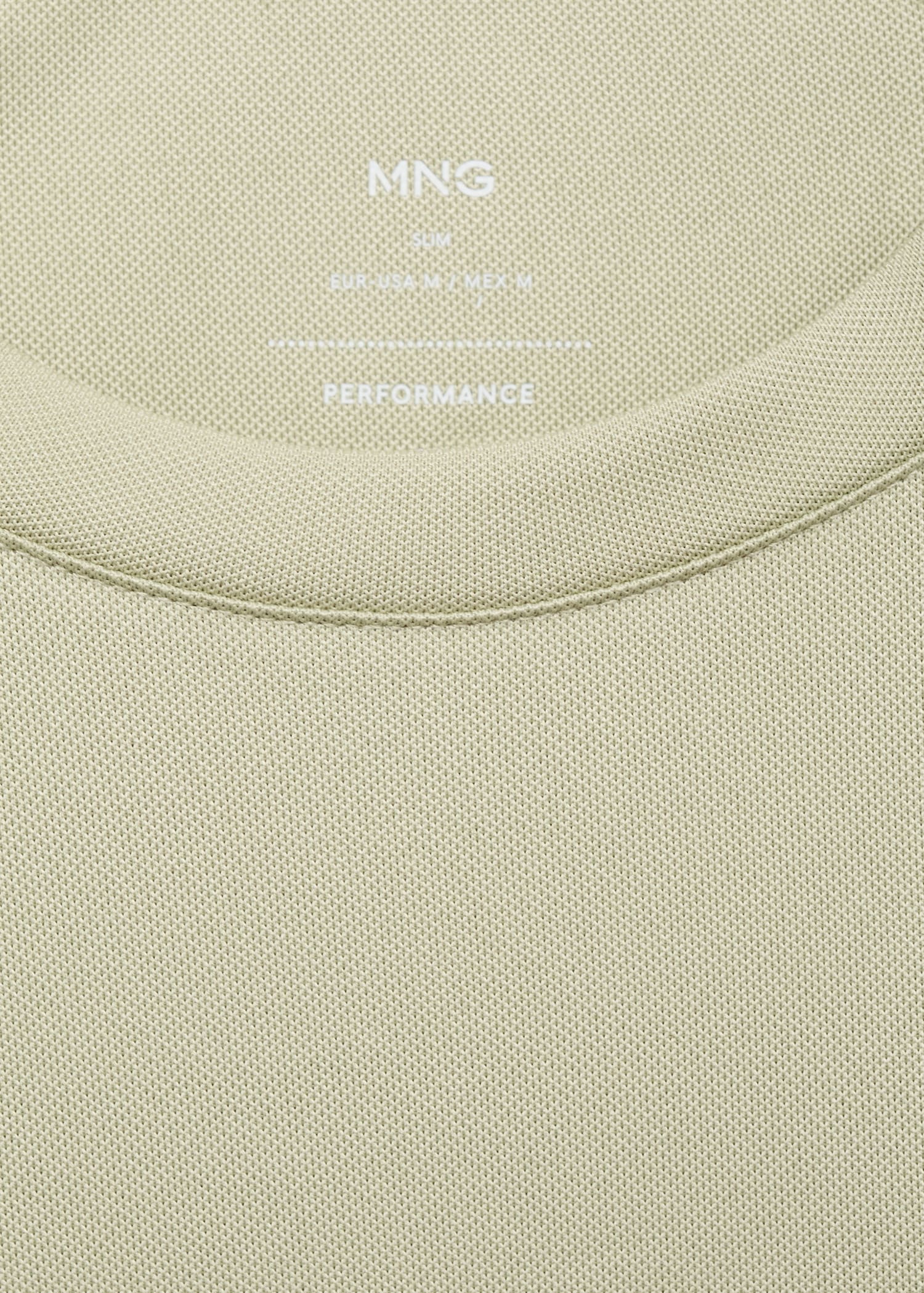 Mango t-shirt escala in Mint - D8