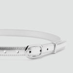 Mango belt lamina in Silver