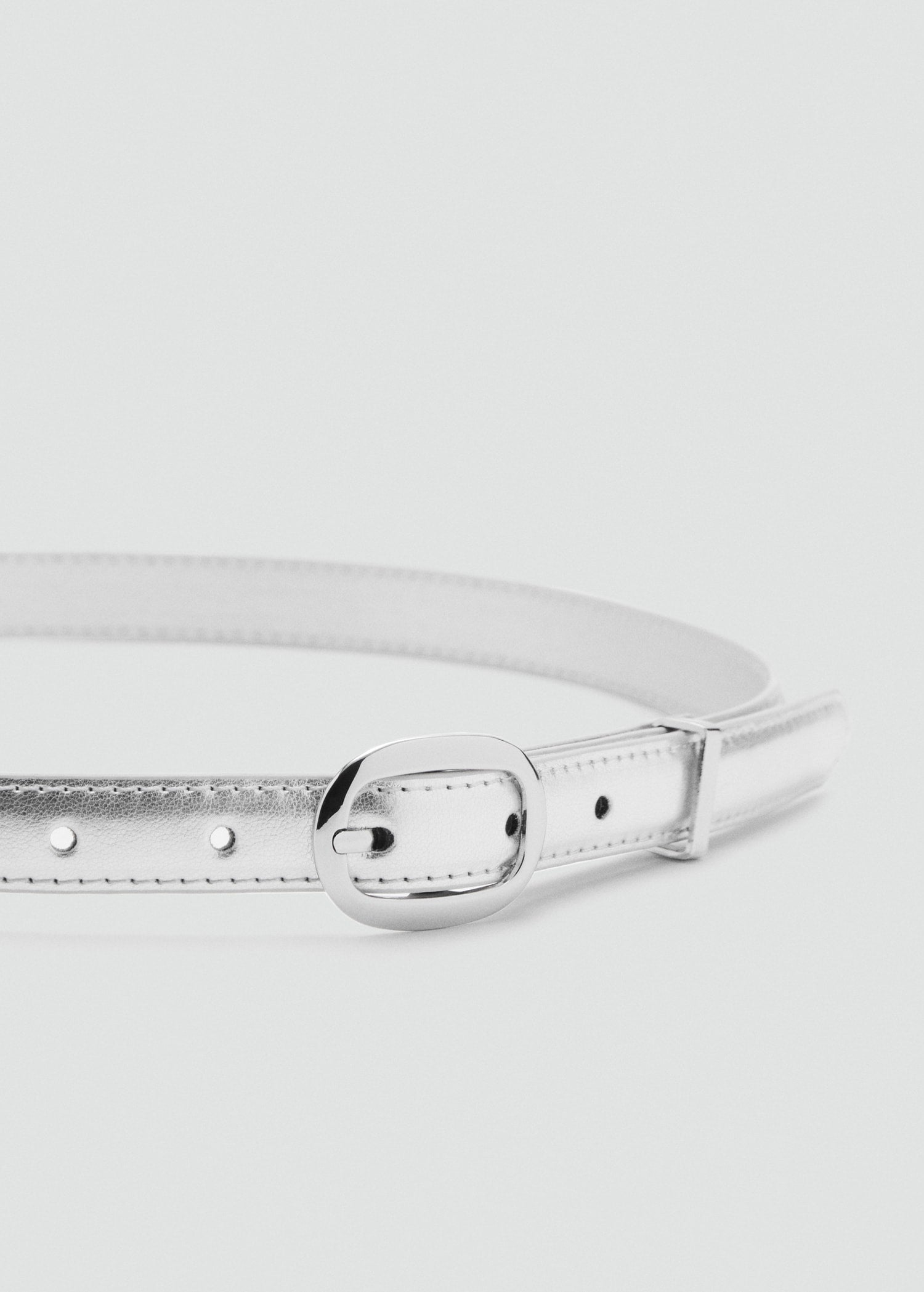 Mango belt lamina in Silver